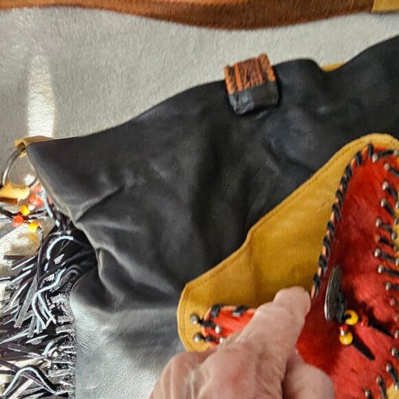 Custom designer Southwestern handbag leather wool conceal Double J Originals - Picture 15 of 16